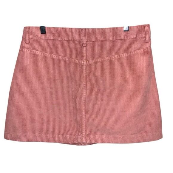 NWT Free People Ray Cord Corduroy Button Down Cotton Mini Skirt Size 12 Myrrh - Picture 6 of 9